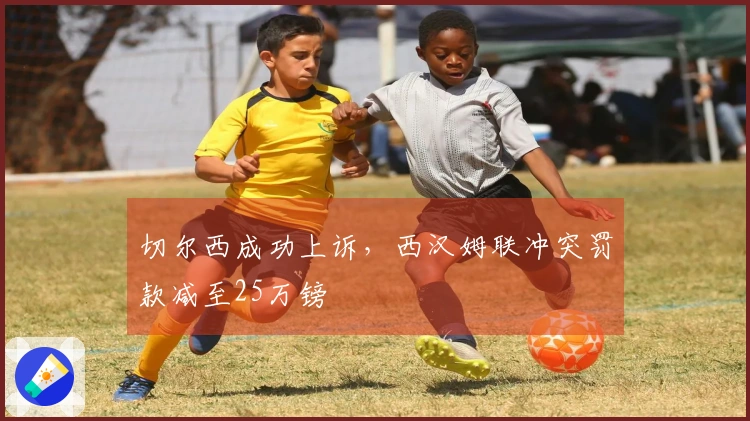 切尔西成功上诉,西汉姆联冲突罚款减至25万镑